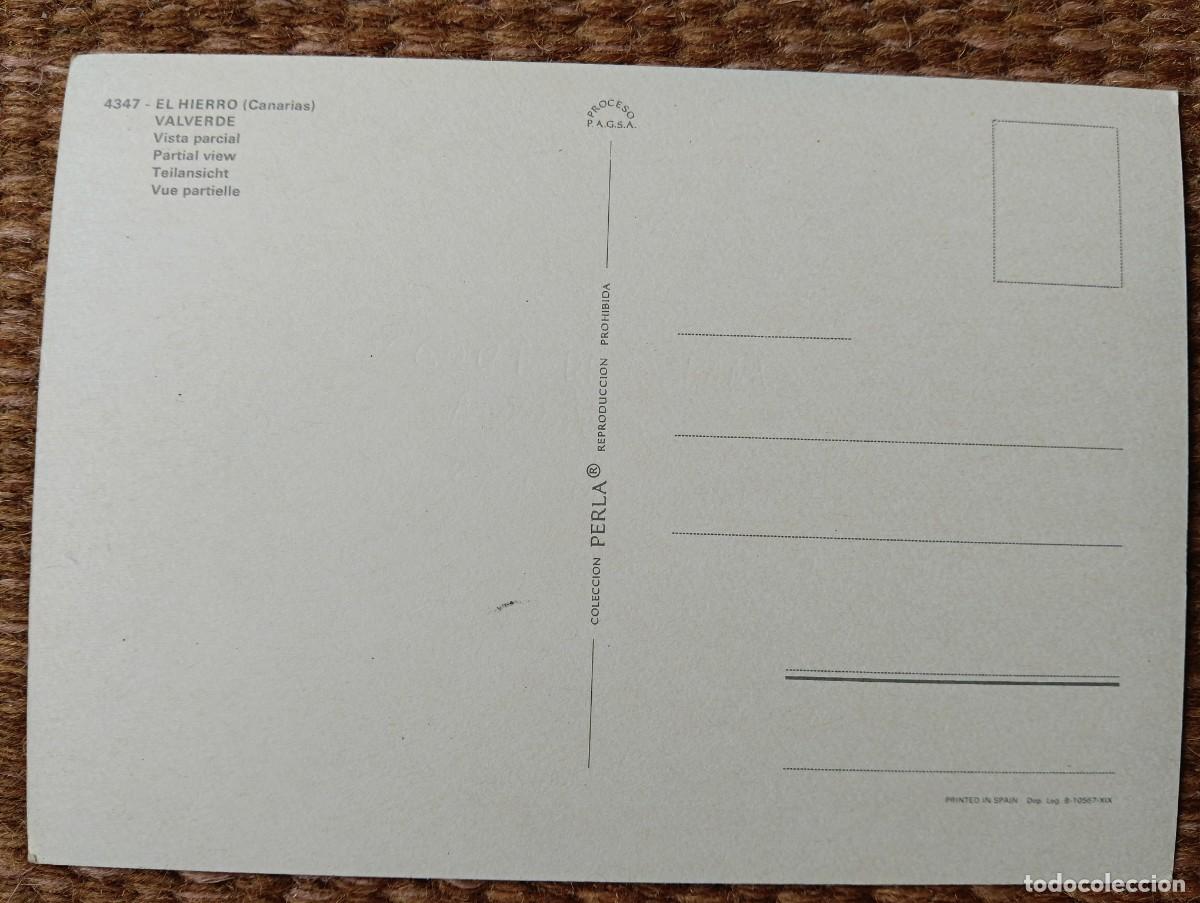 Postales: EL HIERRO - VALVERDE - COLECCION PERLA - Foto 2