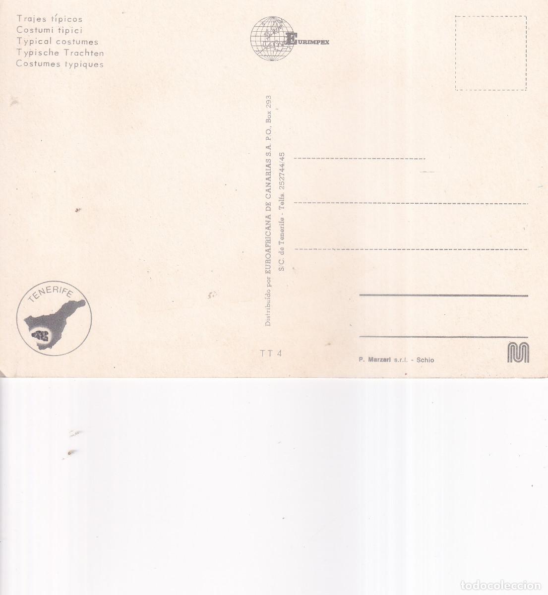 Postales: TRAJES TIPICOS CANARIAS - Foto 2