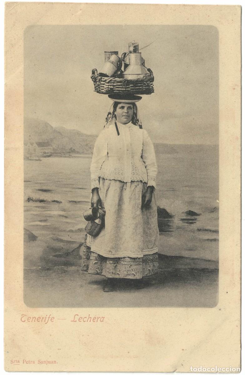 Postcards: TARJETA POSTAL - TENERIFE - LECHERA - SRTA PETRA SANJUAN