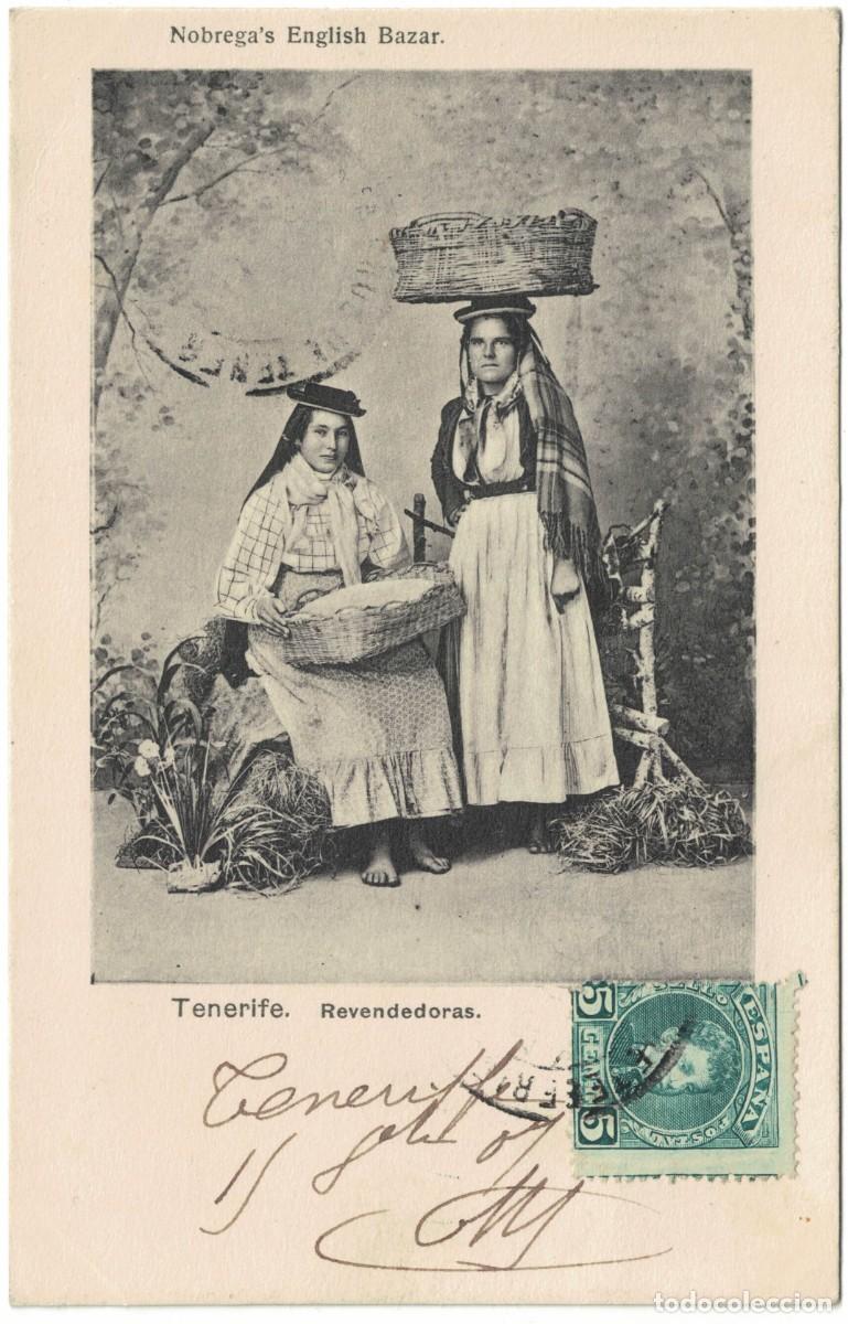Postais: TARJETA POSTAL - TENERIFE - REVENDEDORAS - NOBREGA'S ENGLISH BAZAR
