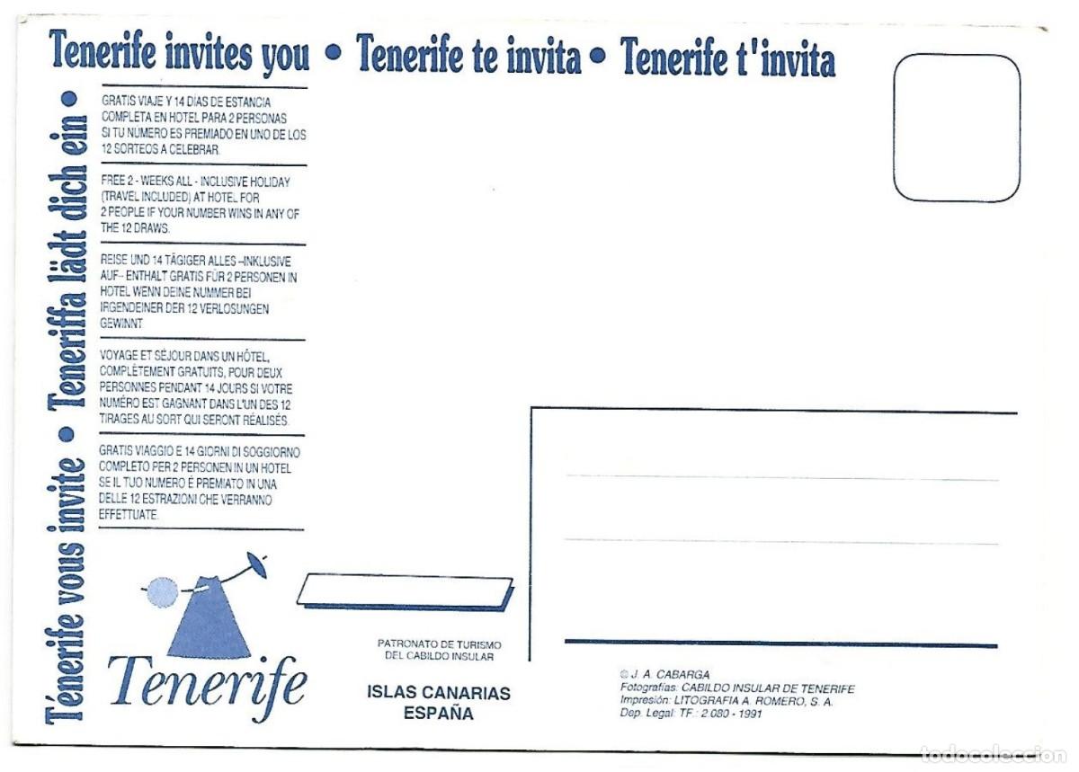 Postales: TENERIFE / ISLAS CANARIAS - Foto 2