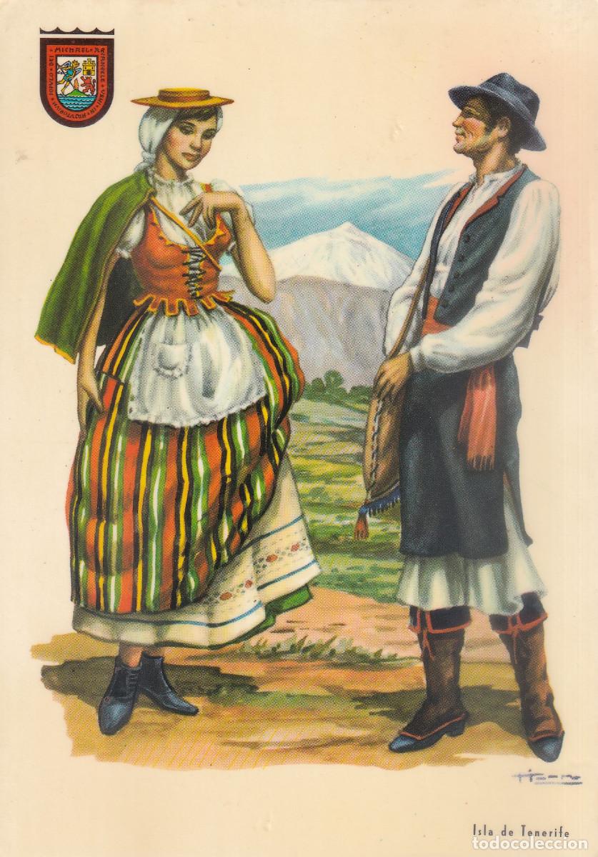 Postales: TRAJES TIPICOS ISLA DE TENERIFE - Foto 1