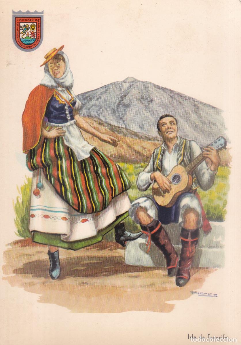 Postales: TRAJES TIPICOS ISLA DE TENERIFE - Foto 1