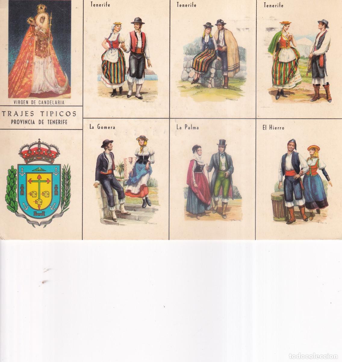 Postales: TRAJES TIPICOS ISLA DE TENERIFE - Foto 1