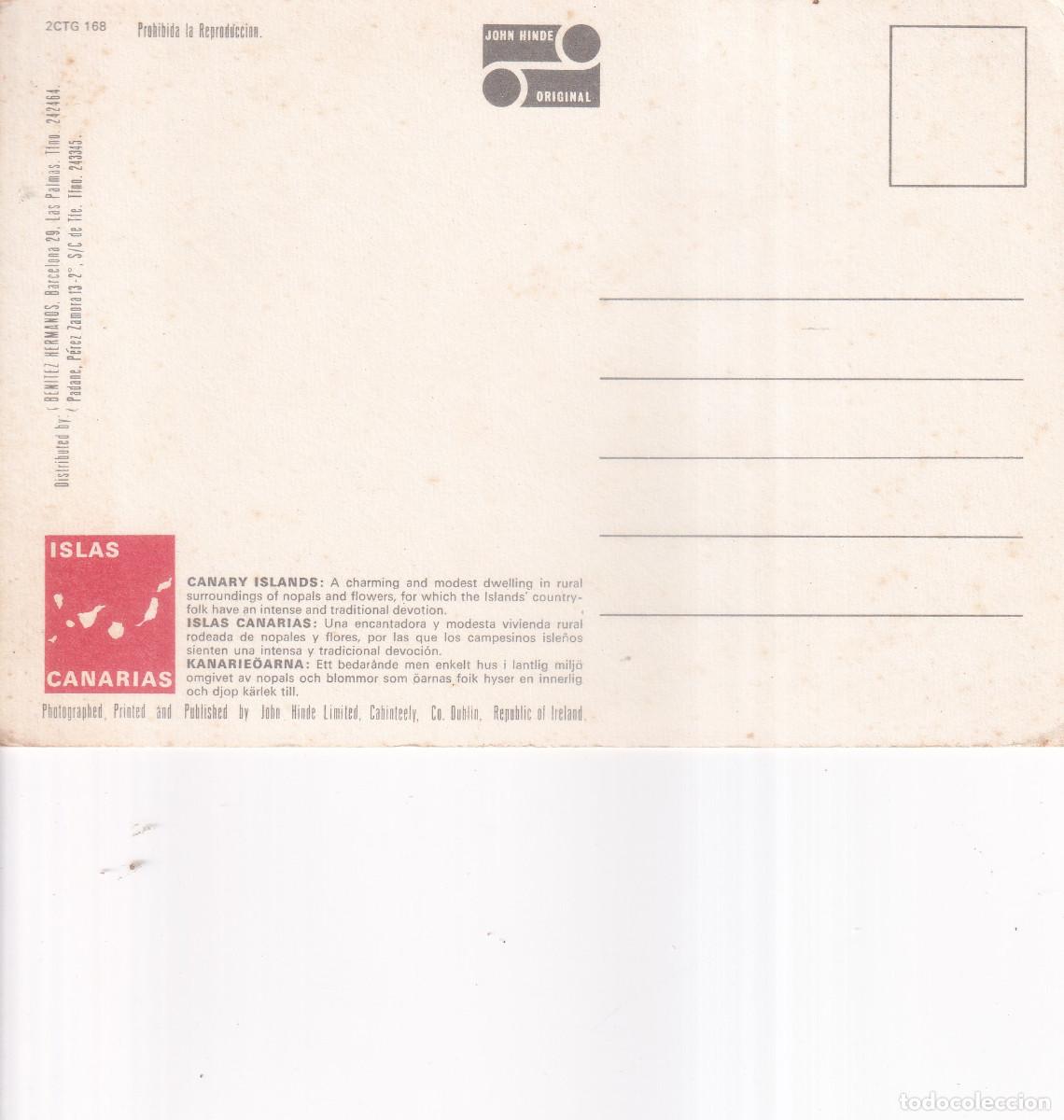 Postales: CANARIAS CASA TIPICA - Foto 2