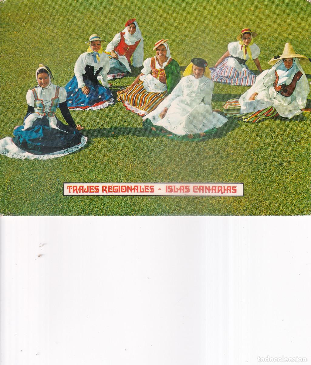 Postales: CANARIAS TRAJES REGIONALES - Foto 1