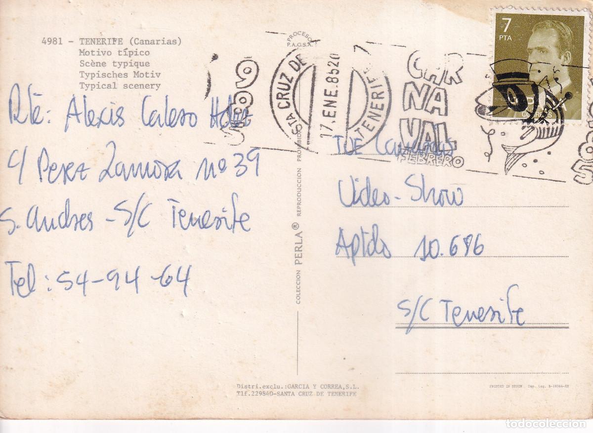 Postales: TENERIFE TRAJES TIPICOS - Foto 2