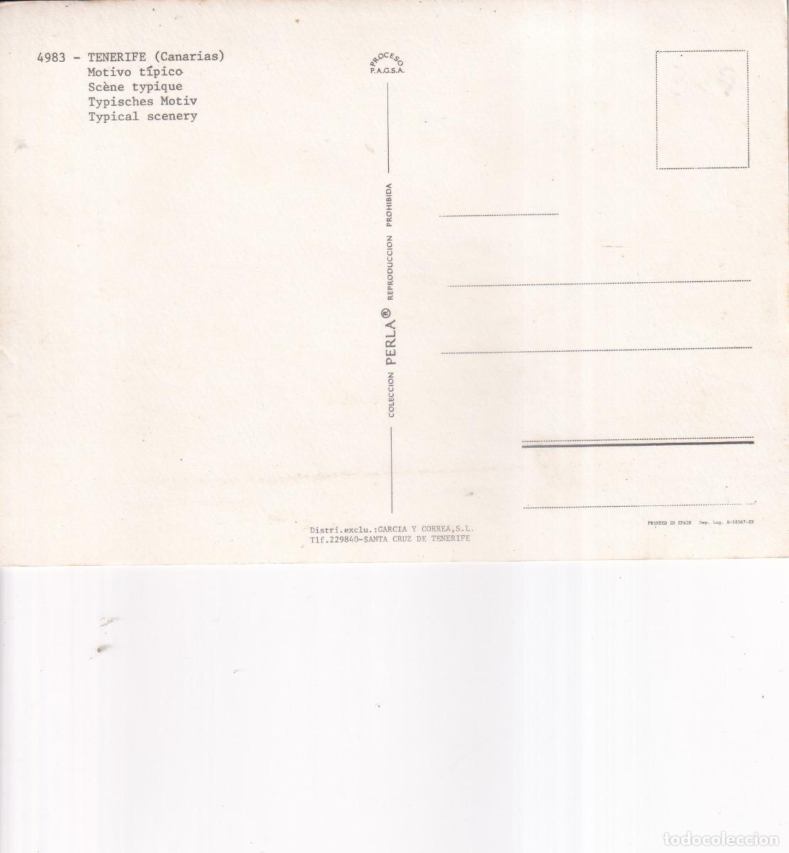 Postales: TENERIFE TRAJES TIPICOS - Foto 2