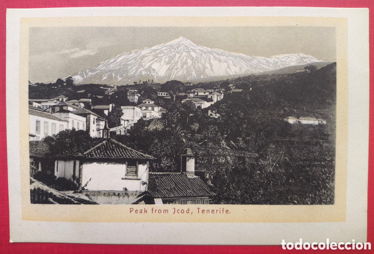 Postales: ICOD PEAK TEIDE POSTAL C. 1910 - Foto 1