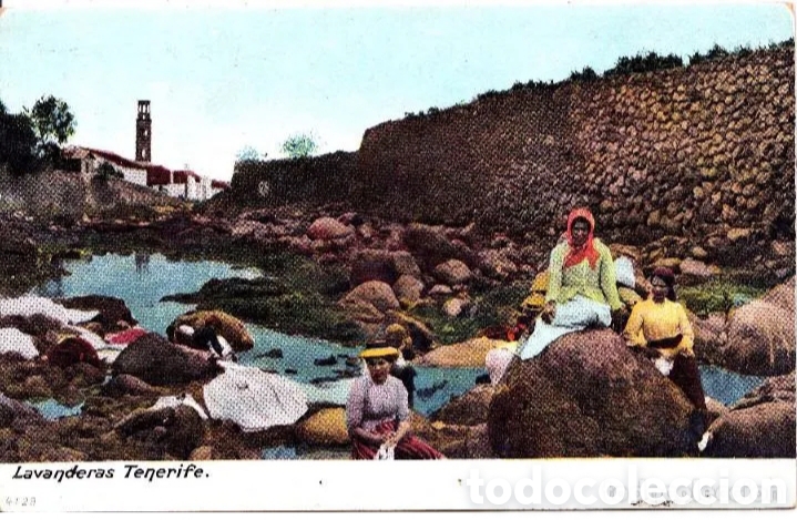 Postales: TENERIFE (CANARIAS) - LAVANDERAS - Foto 1