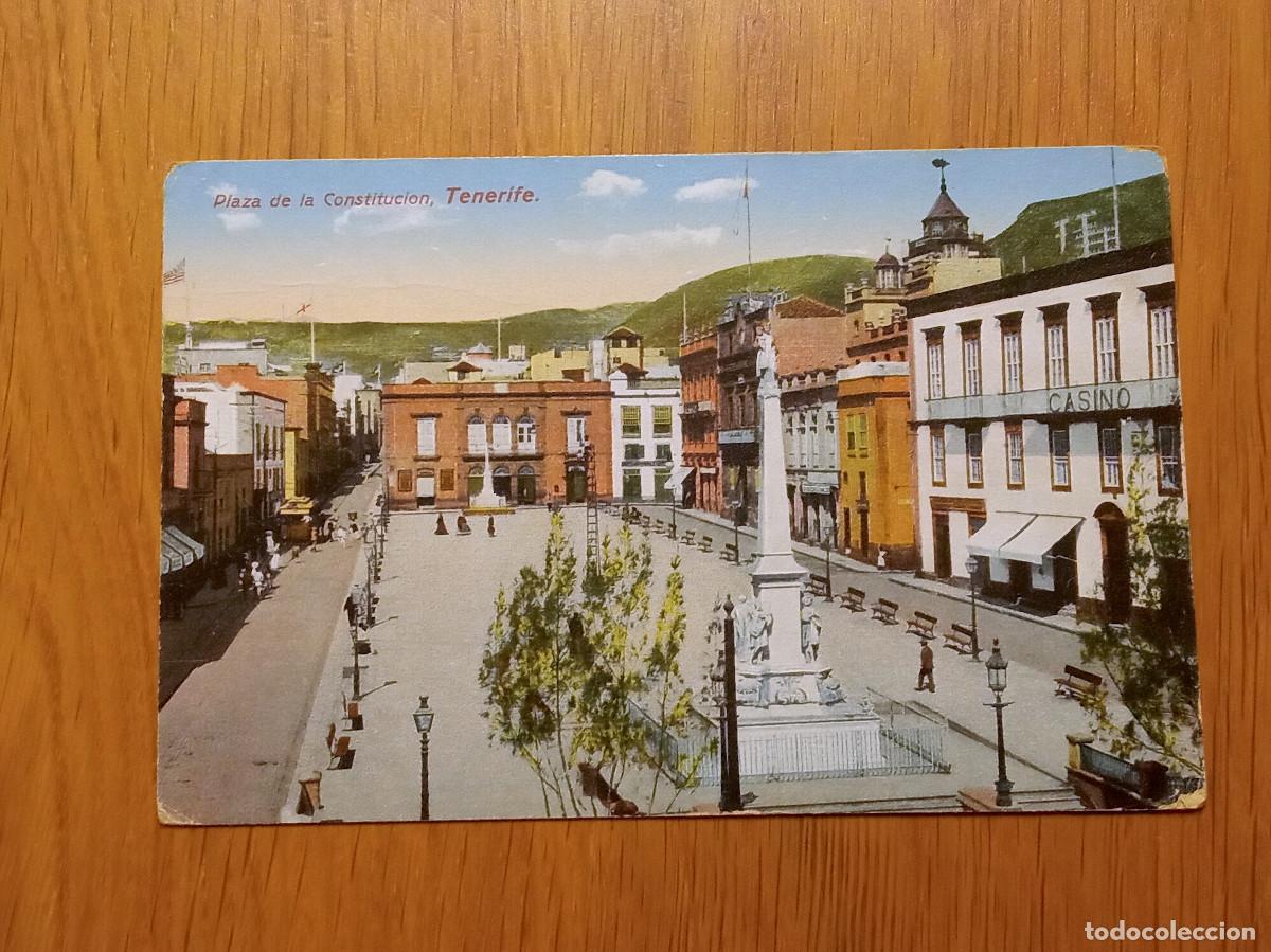 Postales: POSTAL DE TENERIFE PLAZA DE LA CONSTITUCI&Oacute;N - Foto 1