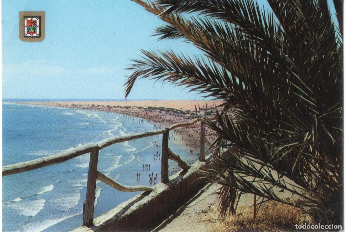 Postales: Gran Canaria-Playa del Ingl&eacute;s-circulada- - Foto 1