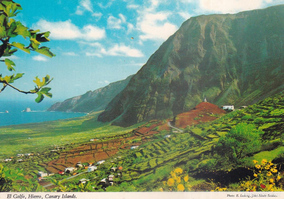 Postales: CANARIAS EL HIERRO VALLE DEL GOLFO - Foto 1