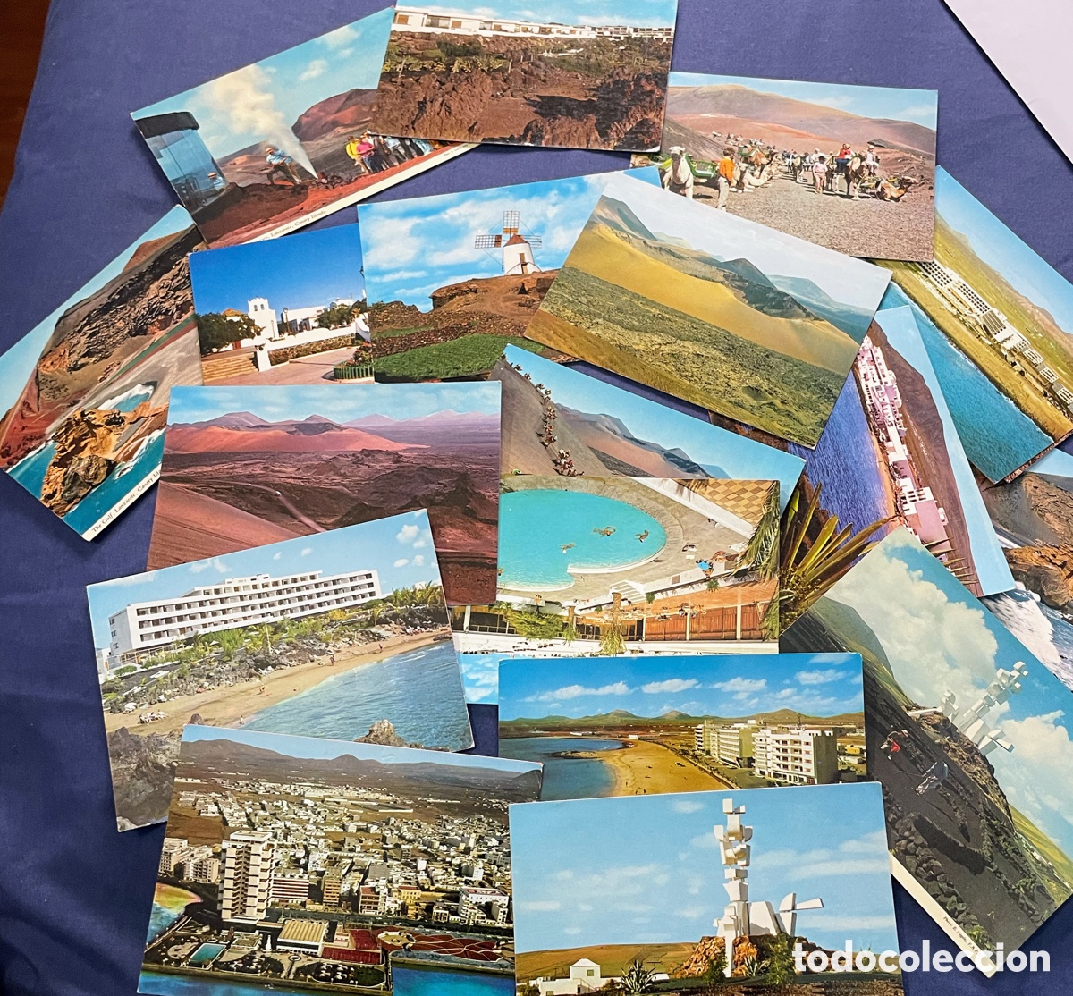 Postales: Gran lote de postales de Lanzarote - Foto 1