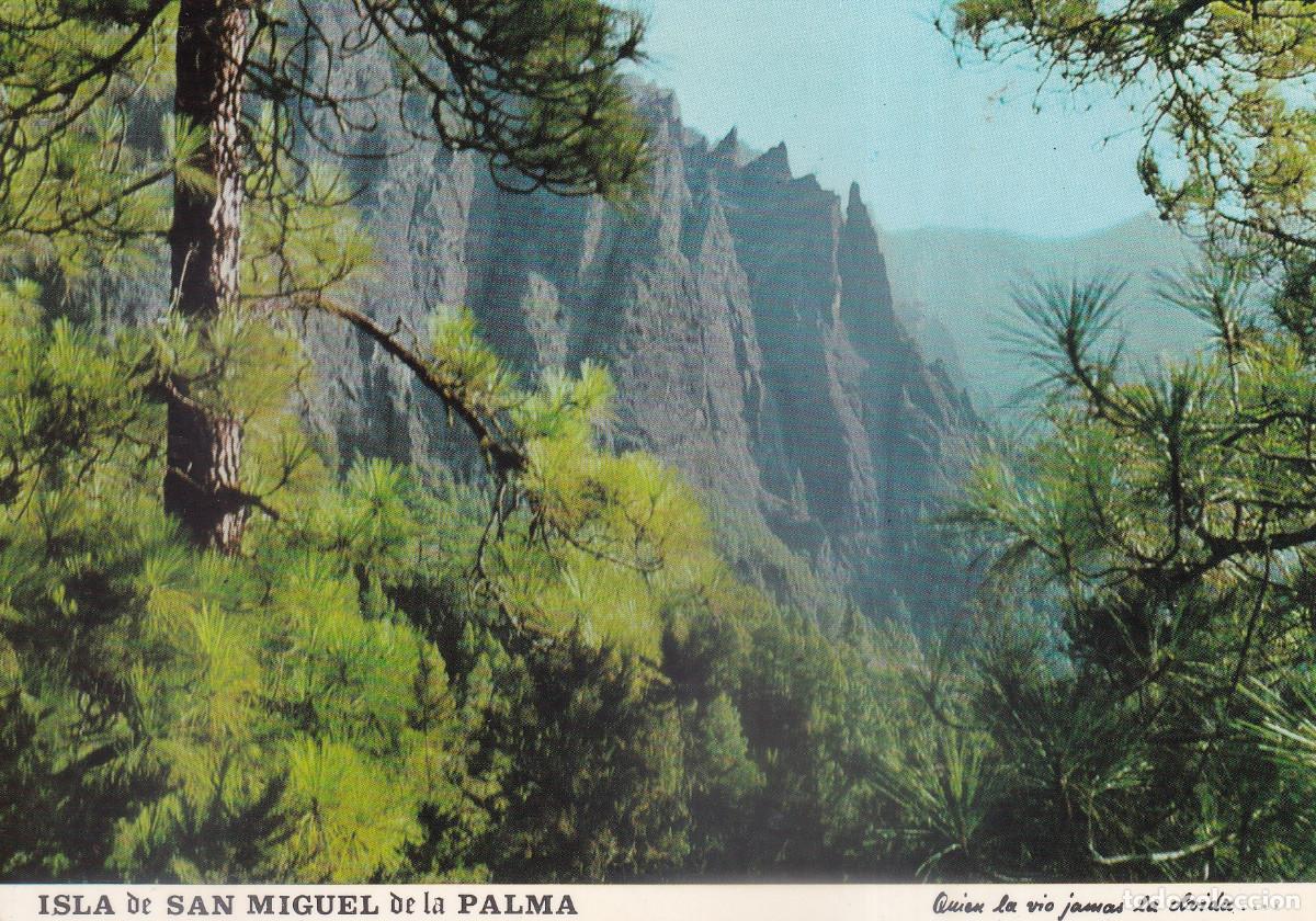 Postales: CANARIAS ISLA DE LA PALMA CALDERA DE TABURIENTE - Foto 1