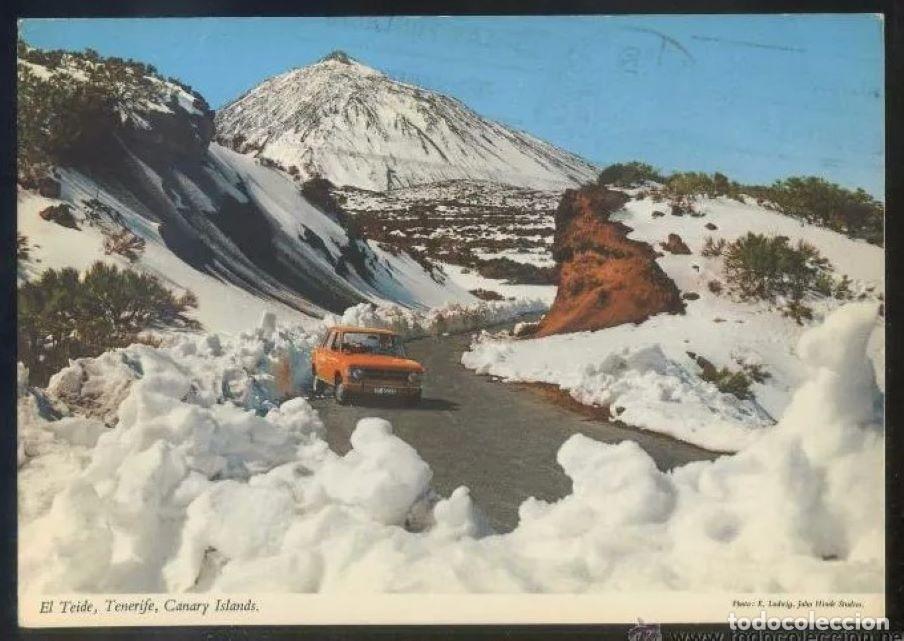 Postales: Teide *El Teide...* Ed. John Hinde n&ordm; 2CT-203. Circulada 1980.