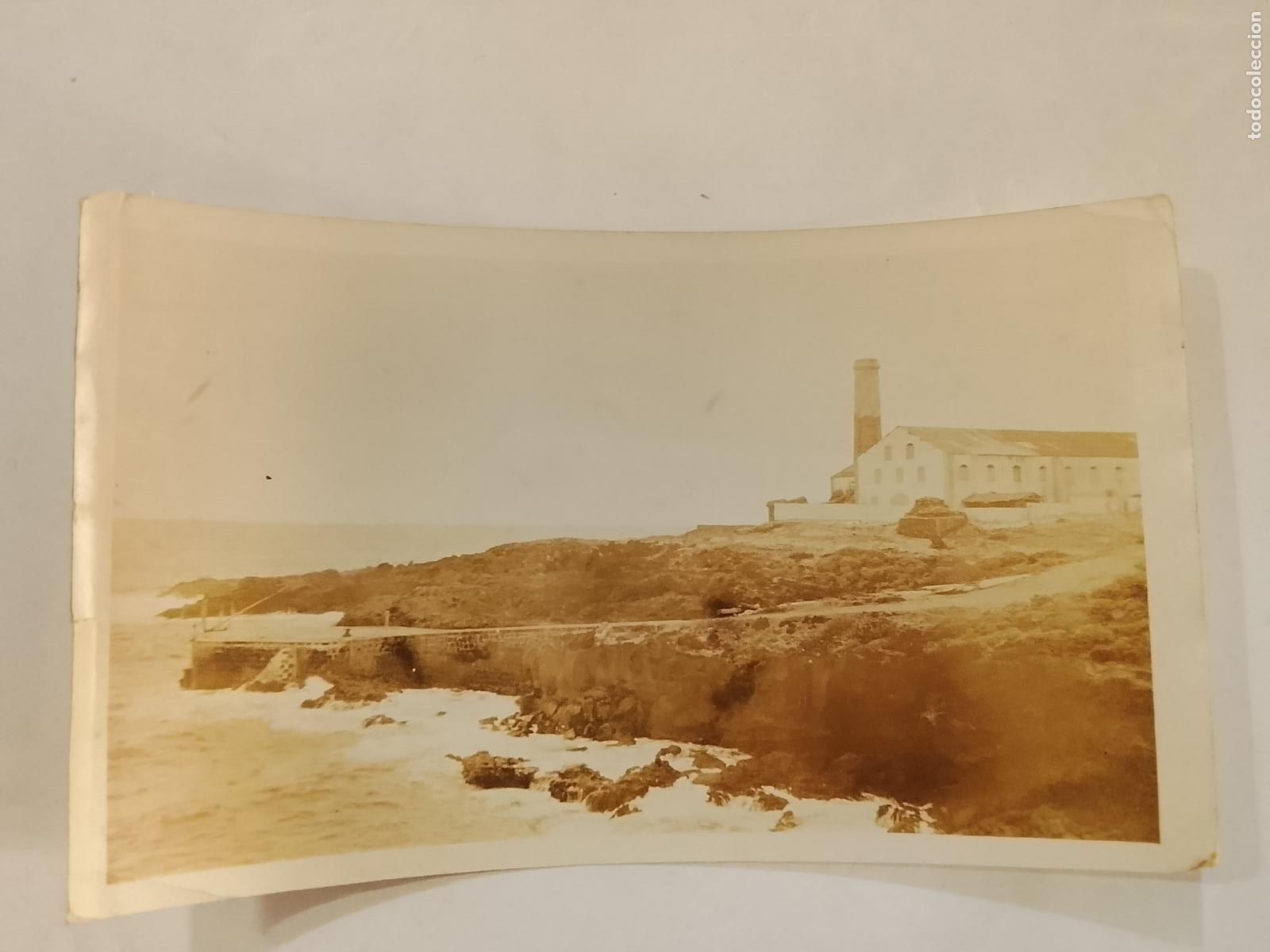 Postales: &iquest;? TENERIFE - FABRICA - PLAYA ROCOSA - FOTOGRAFIA ANTIGUA - NO ES POSTAL -(115.607)