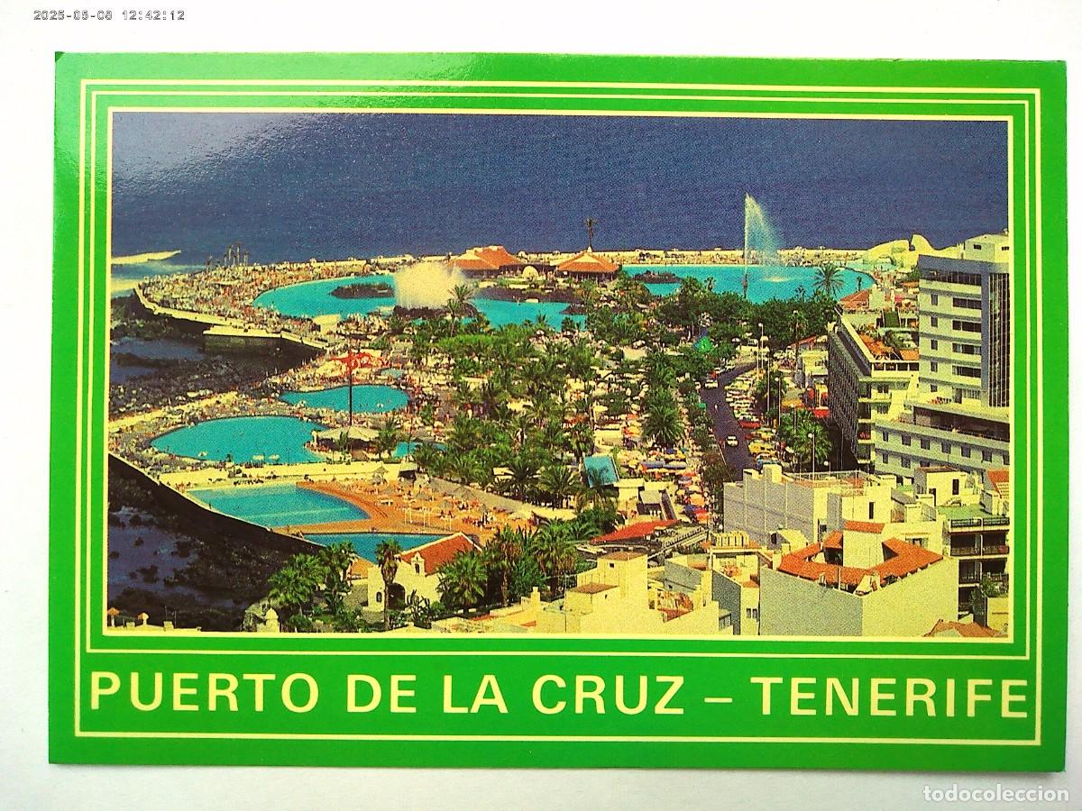 Cartoline: POSTAL DE PUERTO DE LA CRUZ ( TENERIFE , ISLAS CANARIAS ): LAGO ARTIFICIAL MARTIA&Ntilde;EZ