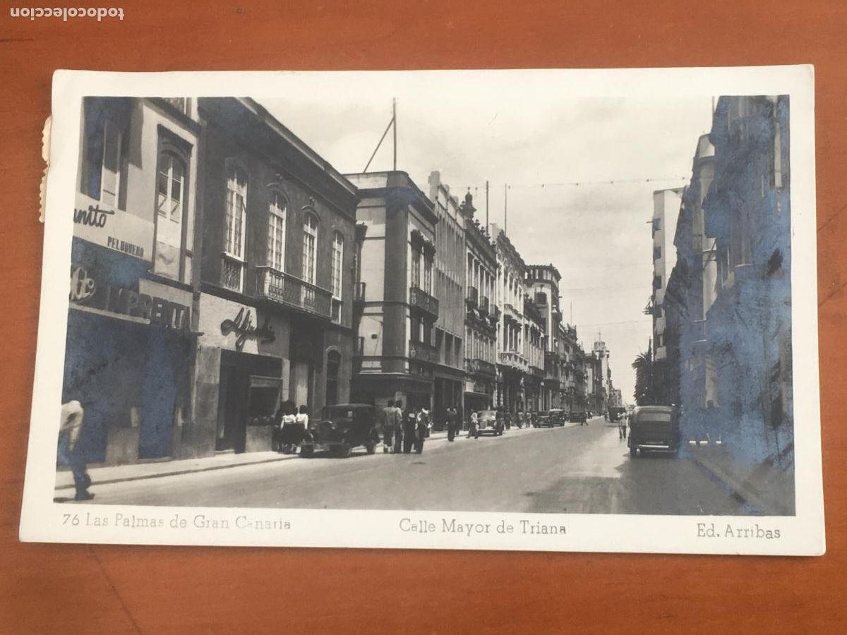 Postales: las palmas de gran canaria calle mayor de triana postal fotografica original antigua
