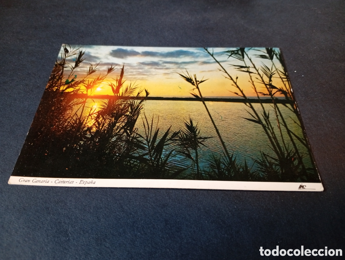 Postales: Postal canarias puesta de sol - Foto 1