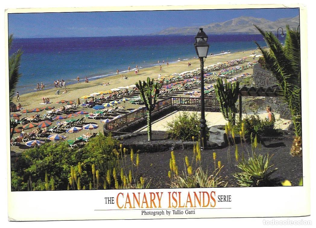 Postales: Postal&rdquo;The Canary Islands Serie. Lanzarote PC7&rdquo; Fotos Tullio Gatti Escrita y circulada 1993