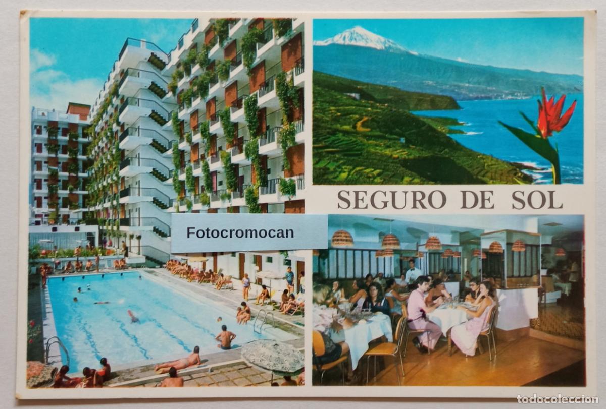 Postales: TENERIFE. PUERTO DE LA CRUZ. APARTAHOTEL SEGURO DE SOL. ED. ANIBARRO. N&ordm; 156