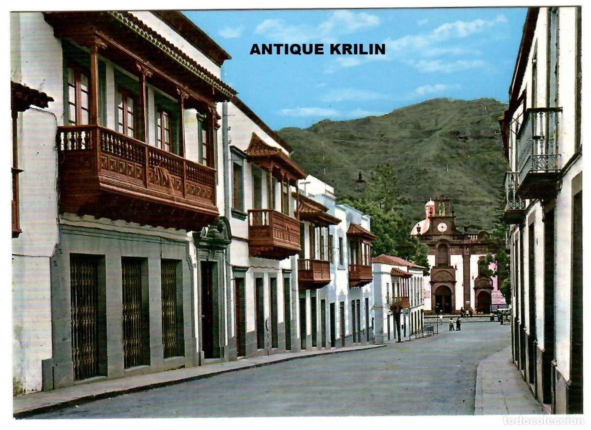 Postales: GRAN CANARIA - TEROR N&ordm; 1094 BALCONES TIPICOS Y BASILICA / GLOBAL TRADERS / SIN FRANQUEAR