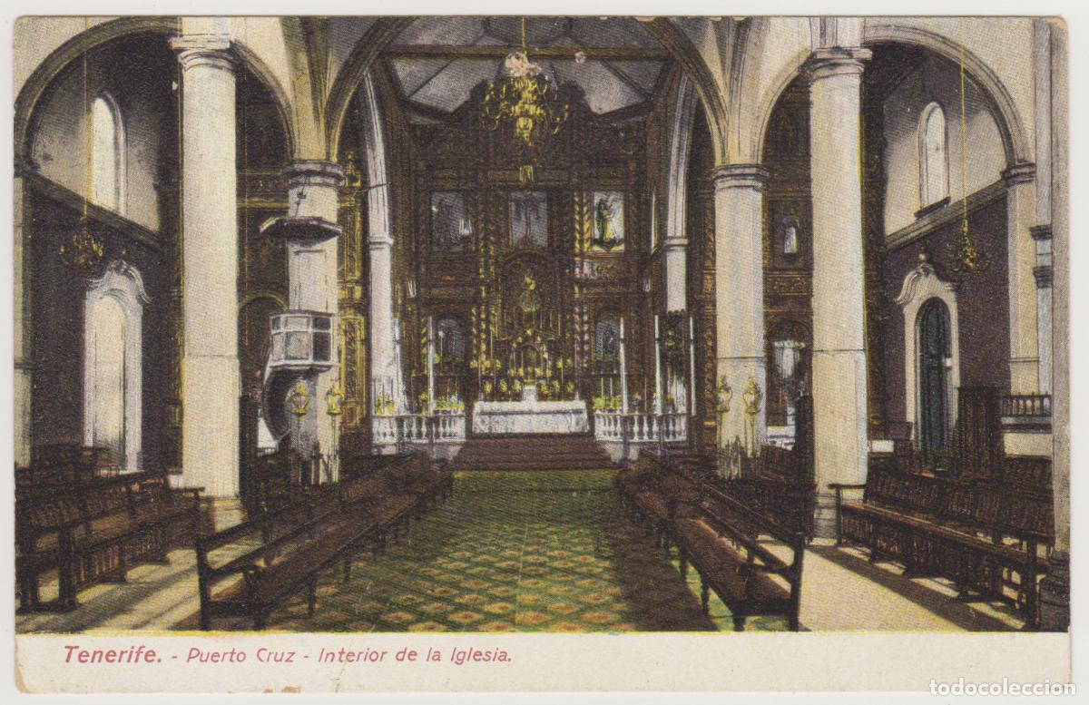 Postales: TARJETA POSTAL - TENERIFE - PUERTO CRUZ - INTERIOR DE LA IGLESIA