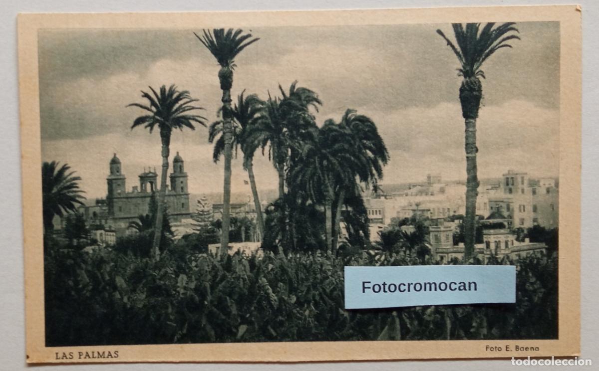 Postales: LAS PALMAS. VISTA PARCIAL. E. BAENA. ED. FOURNIER