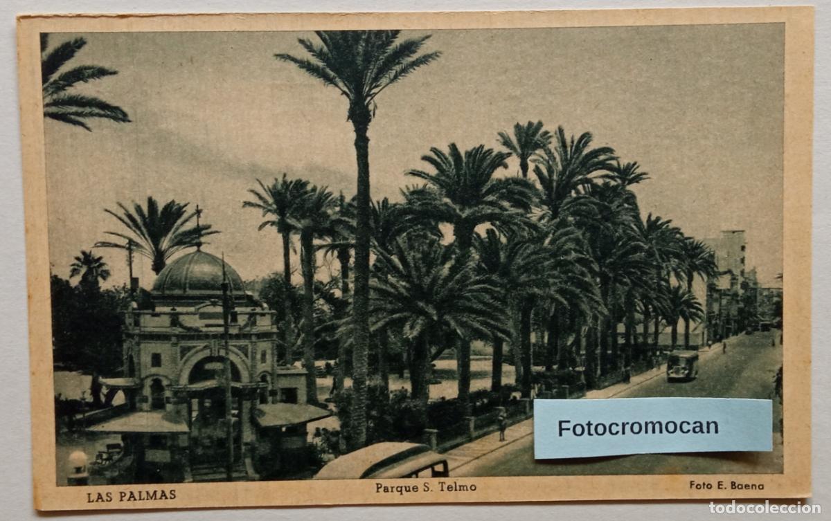 Postales: LAS PALMAS. PARQUE DE S. TELMO. E. BAENA. ED. FOURNIER