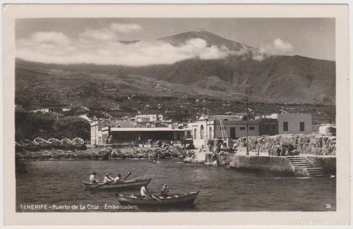 Postales: TARJETA POSTAL - TENERIFE - PUERTO DE LA CRUZ - EMBARCADERO - N&ordm; 36