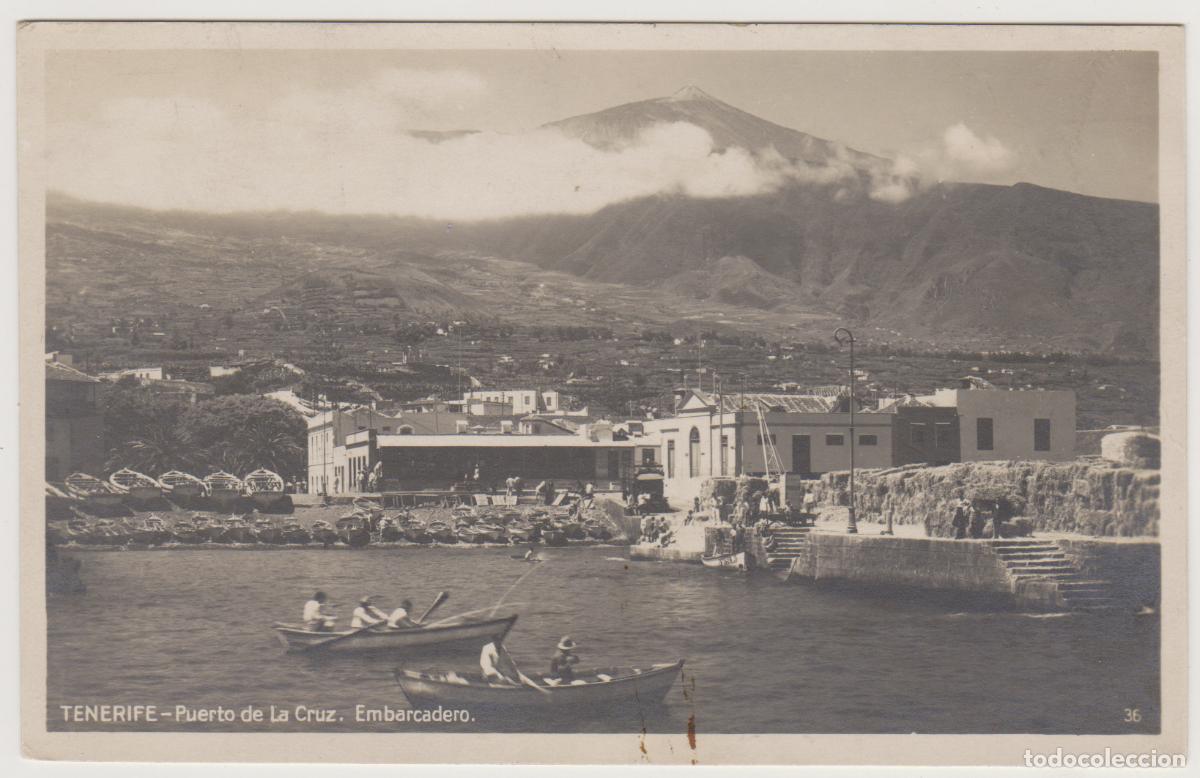Postales: TARJETA POSTAL - TENERIFE - PUERTO DE LA CRUZ - EMBARCADERO - N&ordm; 36 - FOTO BAENA
