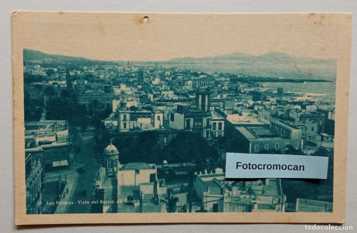 Postales: LAS PALMAS. VISTA DEL BARRIO DE TRIANA. ED. VDA. DE RAFAEL ROMERO. N&ordm;98