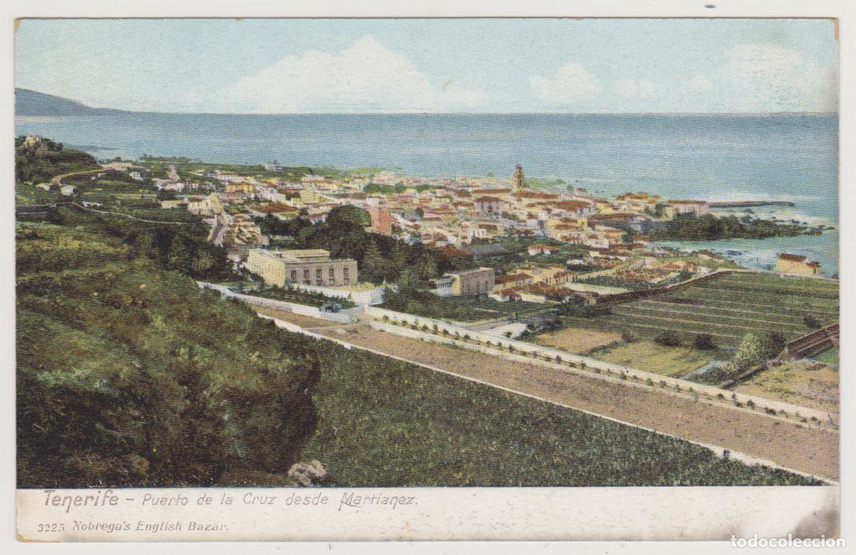 Postales: TARJETA POSTAL - TENERIFE - PUERTO DE LA CRUZ DESDE MARTIANEZ - N&ordm; 3225 - NOBREGA'S ENGLISH BAZAR