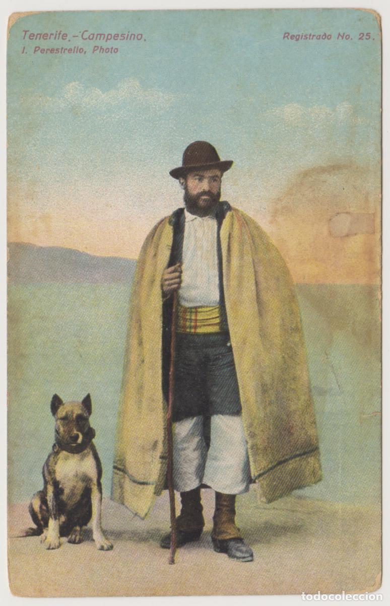 Postales: TARJETA POSTAL - TENERIFE - CAMPESINO - REGISTRADO N&ordm; 25 - J. PERESTRELLO, PHOTO