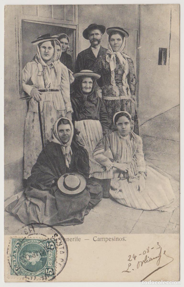 Postales: TARJETA POSTAL - TENERIFE - CAMPESINOS - NOBREGA'S ENGLISH BAZAR