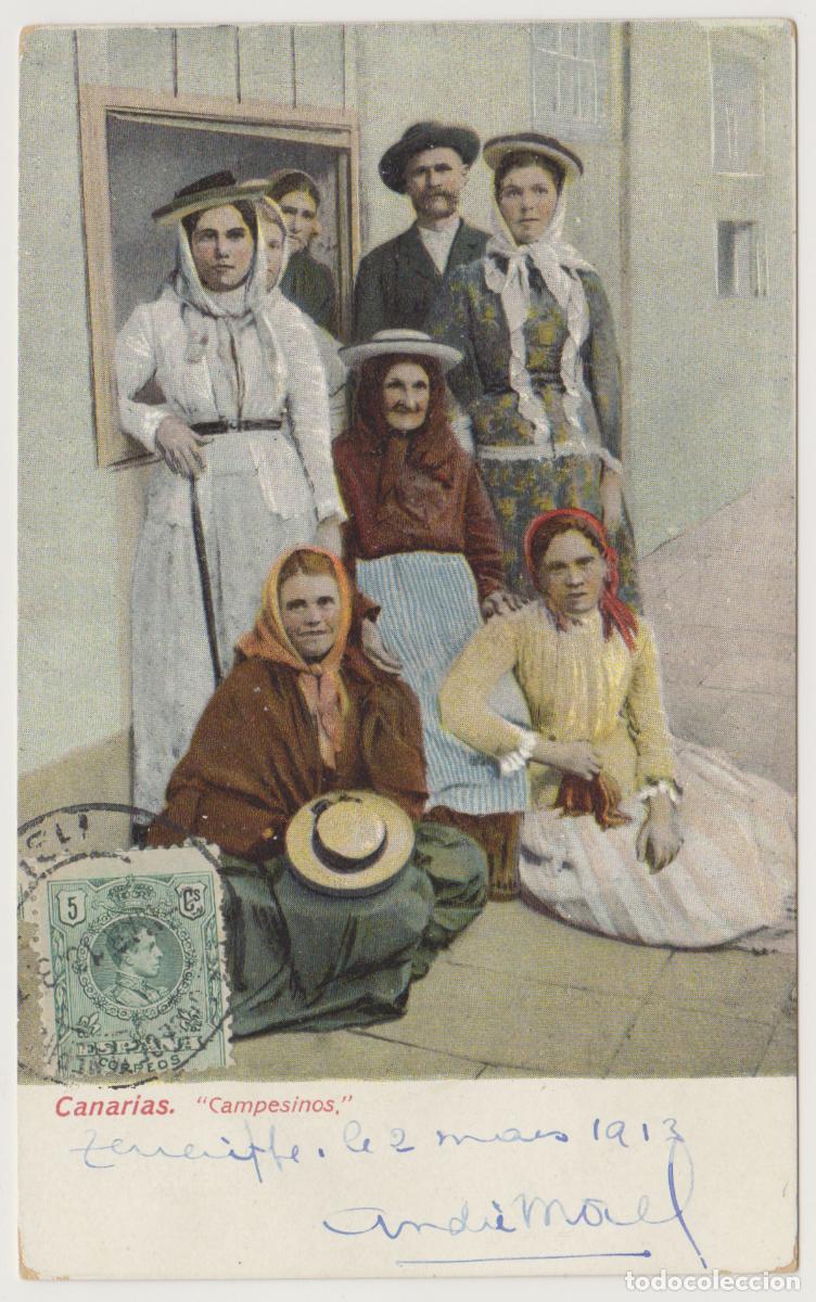 Postales: TARJETA POSTAL - CANARIAS - CAMPESINOS - NOBREGA'S ENGLISH BAZAR