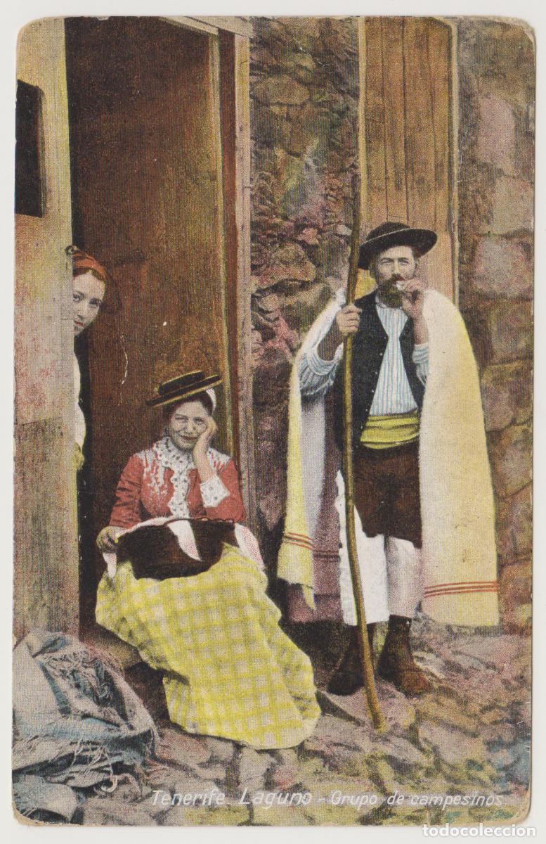 Postales: TARJETA POSTAL - TENERIFE - GRUPO DE CAMPESINOS - NOBREGA'S ENGLISH BAZAR