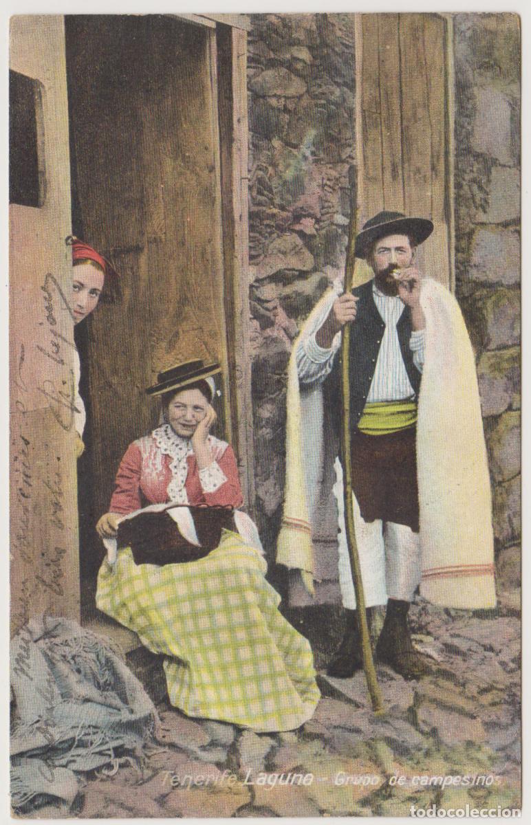 Postales: TARJETA POSTAL - TENERIFE - GRUPO DE CAMPESINOS - NOBREGA'S ENGLISH BAZAR