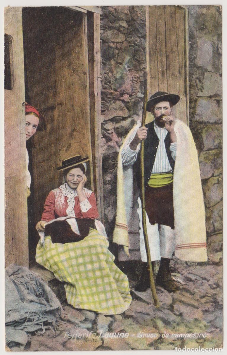 Postales: TARJETA POSTAL - TENERIFE - GRUPO DE CAMPESINOS - NOBREGA'S ENGLISH BAZAR