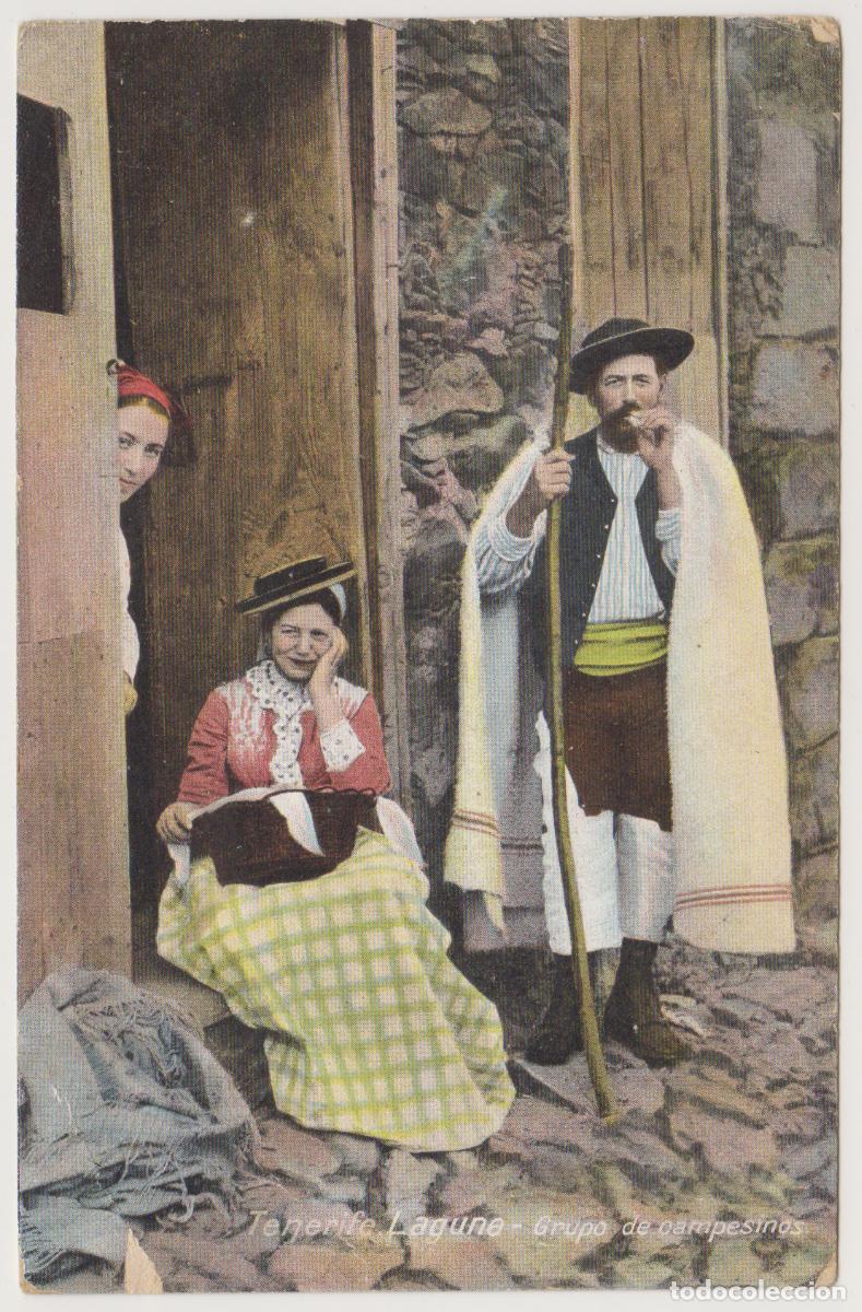 Postales: TARJETA POSTAL - TENERIFE - GRUPO DE CAMPESINOS - NOBREGA'S ENGLISH BAZAR