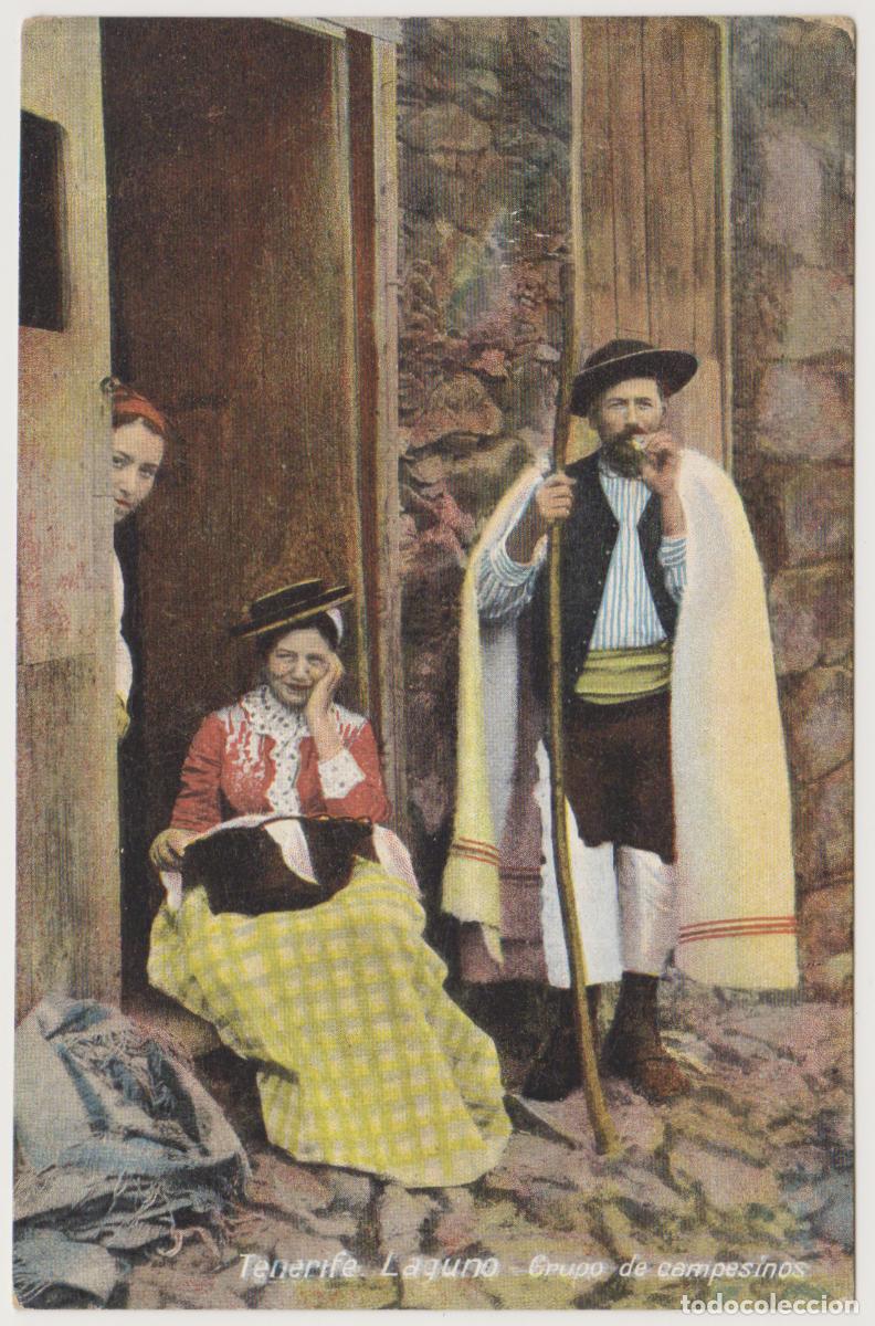 Postales: TARJETA POSTAL - TENERIFE - GRUPO DE CAMPESINOS - NOBREGA'S ENGLISH BAZAR