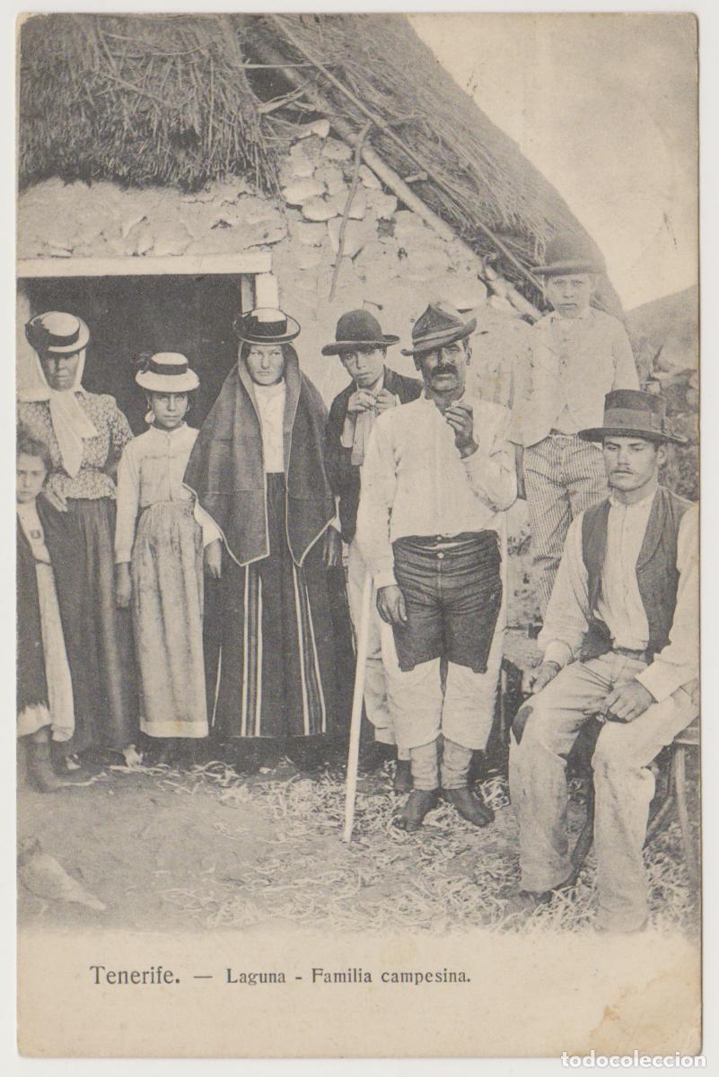 Postales: TARJETA POSTAL - TENERIFE - LAGUNA - FAMILIA CAMPESINA - N&ordm; 16 - NOBREGA'S ENGLISH BAZAR