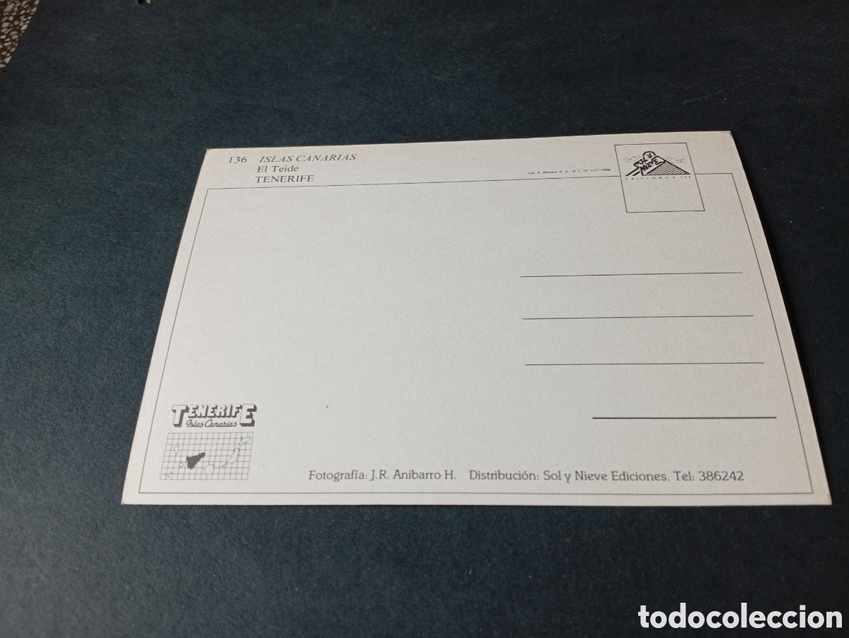 Postales: Postal El Teide, Tenerife - Foto 2