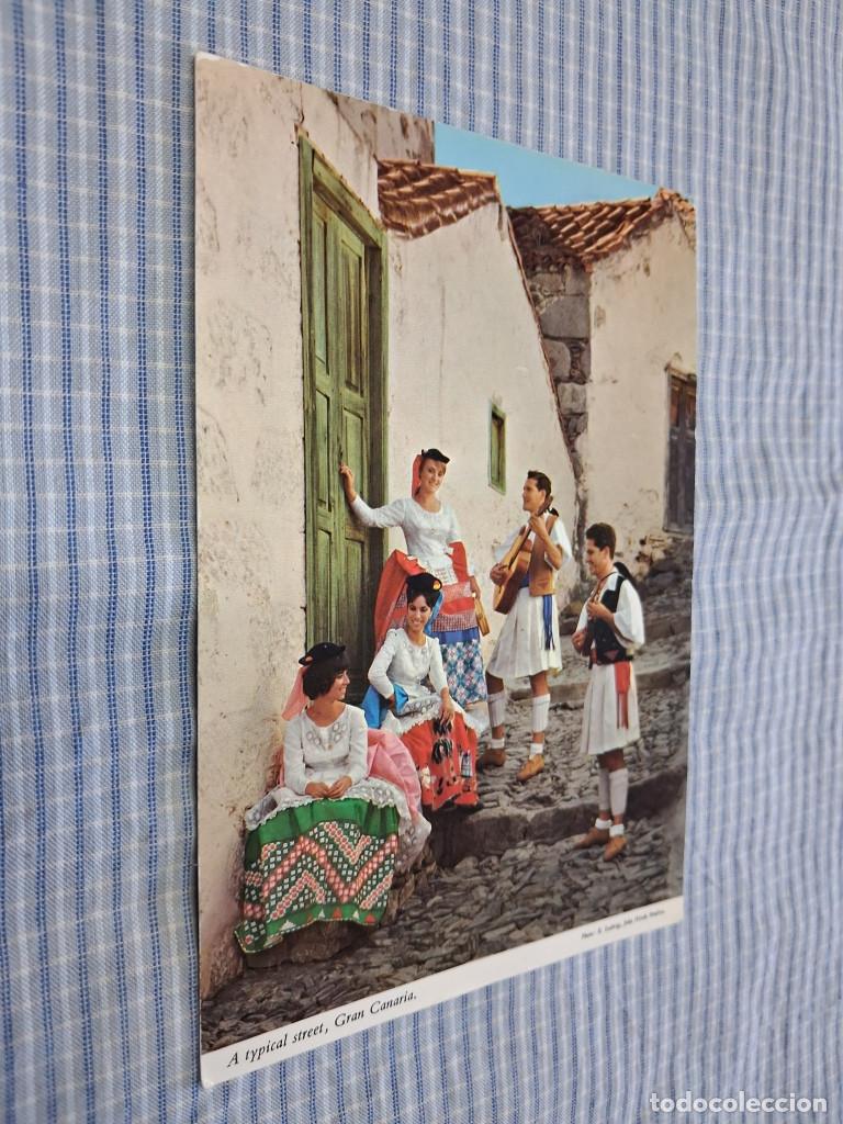Postales: Postal antigua Canarias. Gran Canaria. Typical Street. Circulada