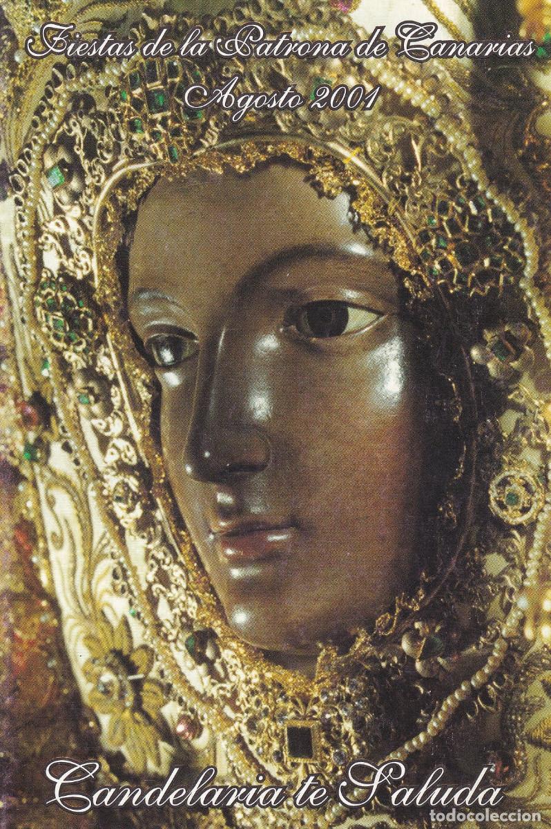 Postales: TENERIFE VIRGEN DE CANDELARIA PROGRAMA DE ACTOS FIESTAS 2001