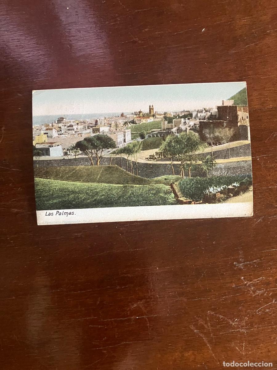 Postales: POSTAL LAS PALMAS VISTA CIRCULADA 1921 .J PERESTRELLO N&ordm; 37