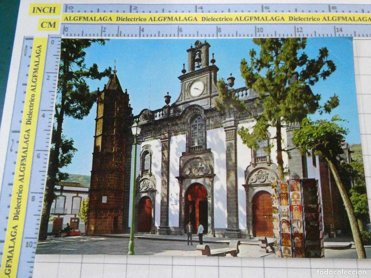 Postales: POSTAL DE GRAN CANARIA. A&Ntilde;O 1970 TEROR FACHADA NUESTRA SE&Ntilde;ORA DEL PINO 1029 GT. 2958