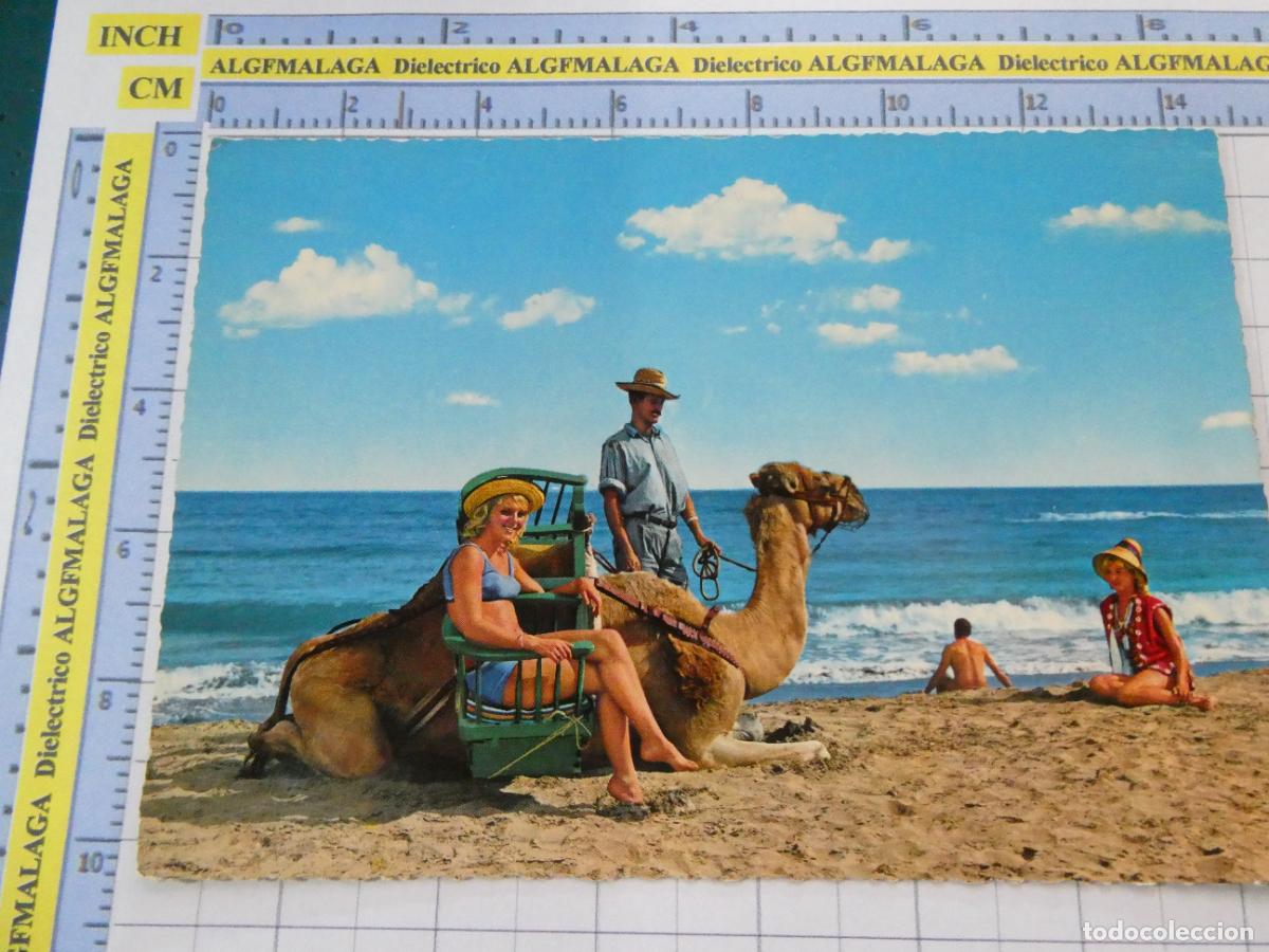 Postales: POSTAL DE GRAN CANARIA. LAS PALMAS PLAYA CAMELLO TURISTA GUIRI. 2962