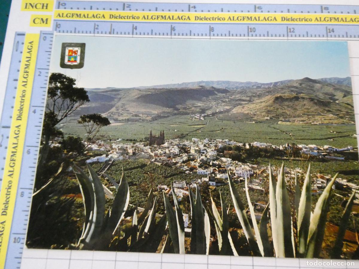 Postales: POSTAL DE GRAN CANARIA. A&Ntilde;O 1967 ARUCAS VISTA GENERAL 219 ESCUDO ORO. 2972